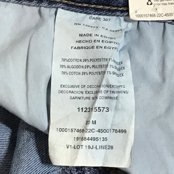 Lee Capri Wave Jeans Womens Plus Sz 20M Mid Rise Wave Regular Fit School Casual - Picture 13 of 14